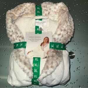 Brand New With Tags Long Plush Wrap Robe